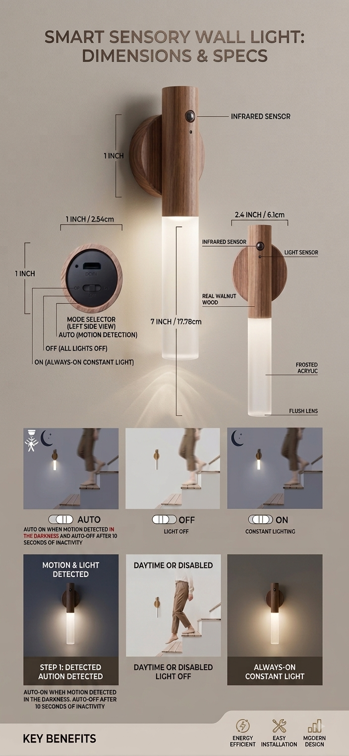 SORTED Rechargeable Magnetic  light