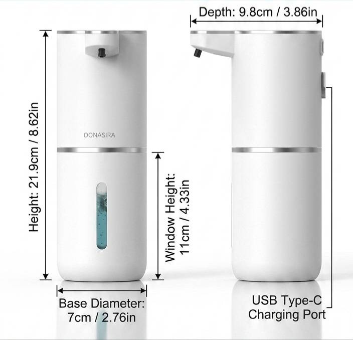 SORTED Portable soap dispenser